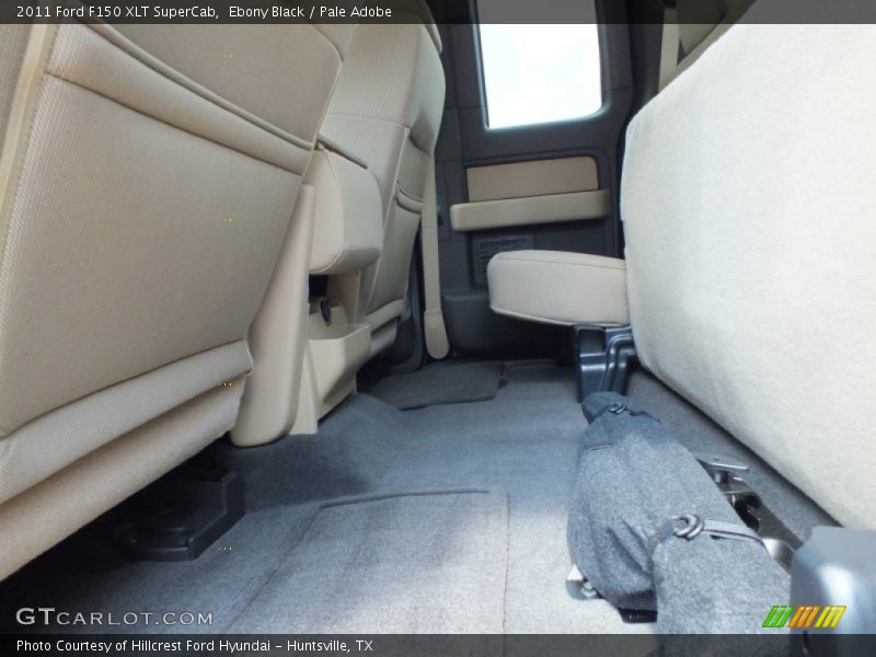 Ebony Black / Pale Adobe 2011 Ford F150 XLT SuperCab