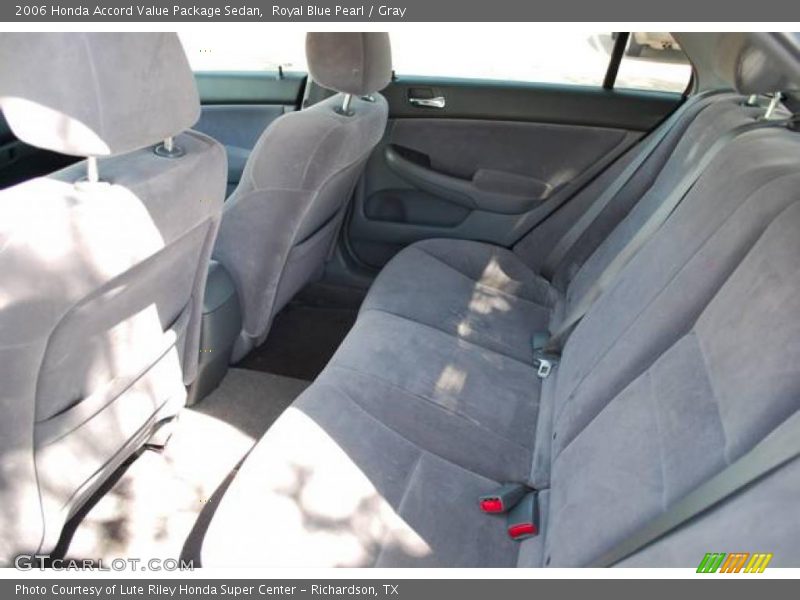Royal Blue Pearl / Gray 2006 Honda Accord Value Package Sedan