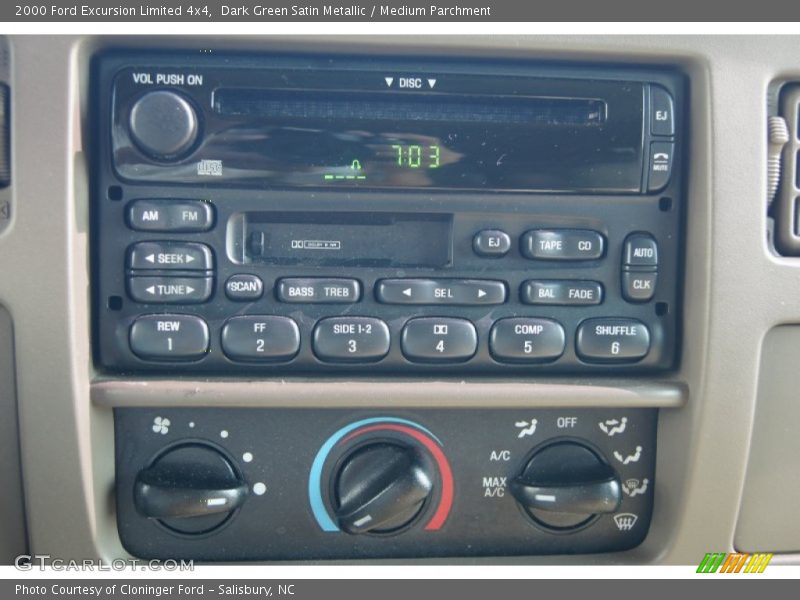 Dark Green Satin Metallic / Medium Parchment 2000 Ford Excursion Limited 4x4