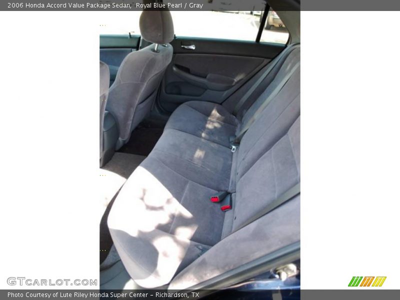 Royal Blue Pearl / Gray 2006 Honda Accord Value Package Sedan