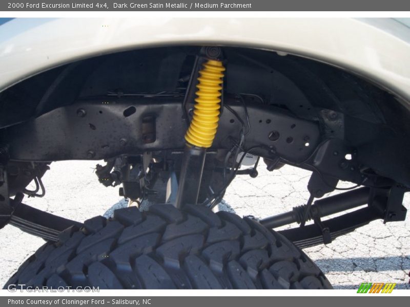 Dark Green Satin Metallic / Medium Parchment 2000 Ford Excursion Limited 4x4
