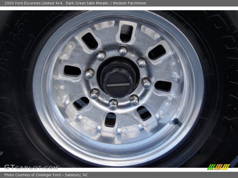 Dark Green Satin Metallic / Medium Parchment 2000 Ford Excursion Limited 4x4