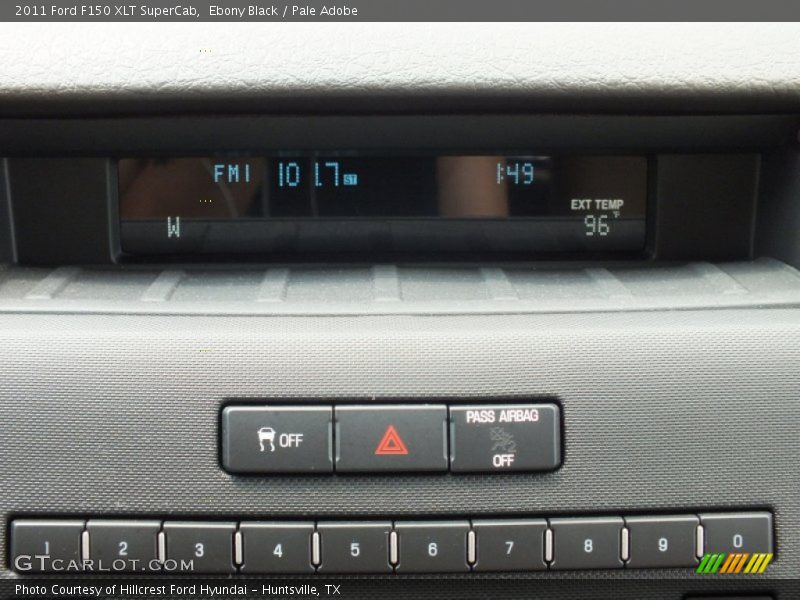Ebony Black / Pale Adobe 2011 Ford F150 XLT SuperCab