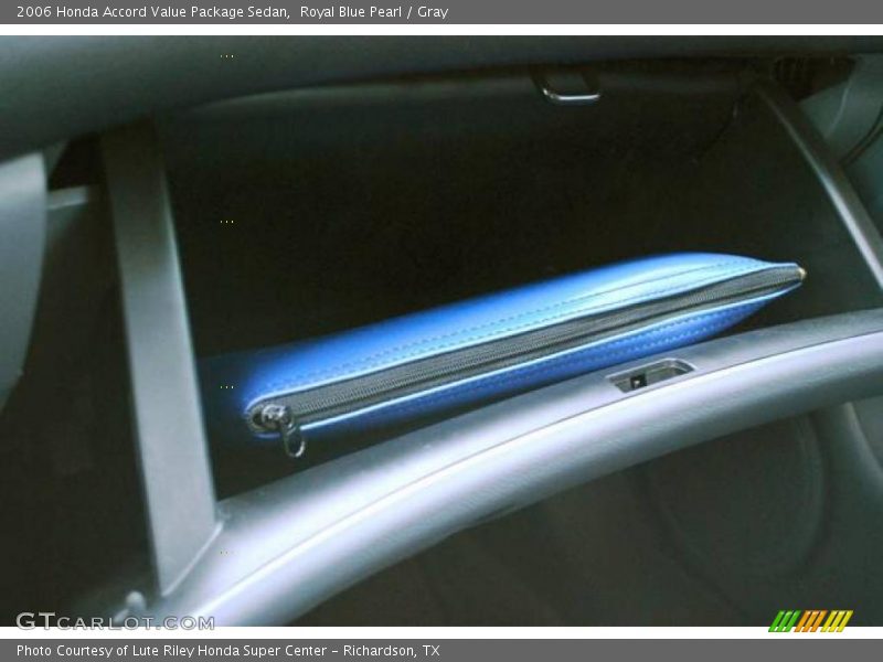 Royal Blue Pearl / Gray 2006 Honda Accord Value Package Sedan