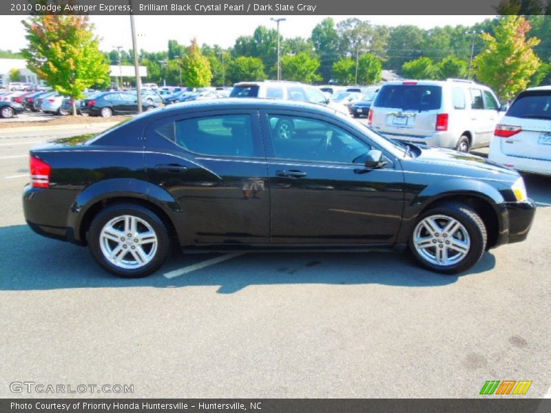 Brilliant Black Crystal Pearl / Dark Slate Gray 2010 Dodge Avenger Express