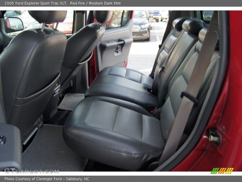Red Fire / Medium Dark Flint 2005 Ford Explorer Sport Trac XLT