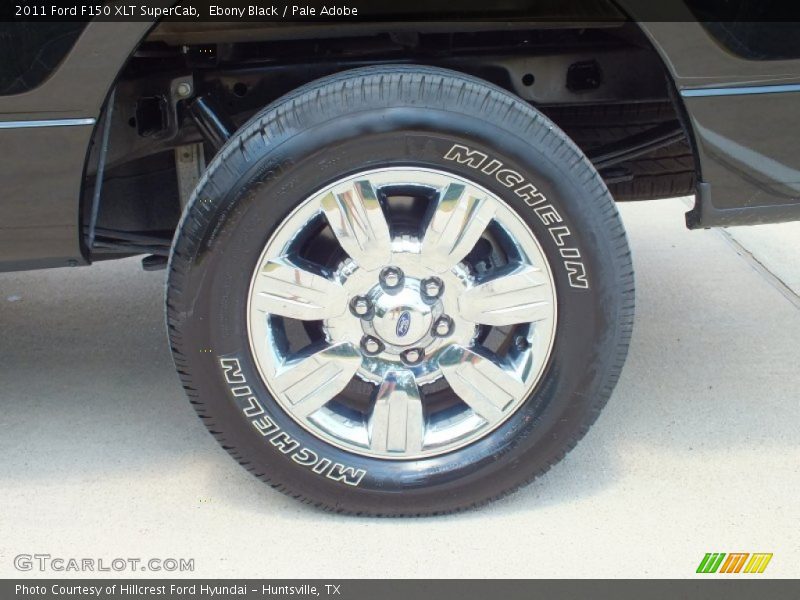 Ebony Black / Pale Adobe 2011 Ford F150 XLT SuperCab