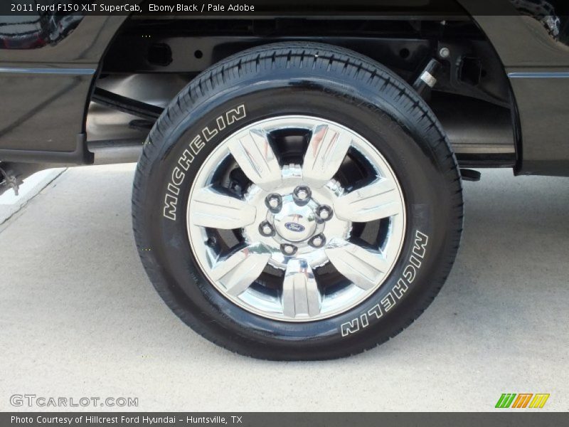 Ebony Black / Pale Adobe 2011 Ford F150 XLT SuperCab