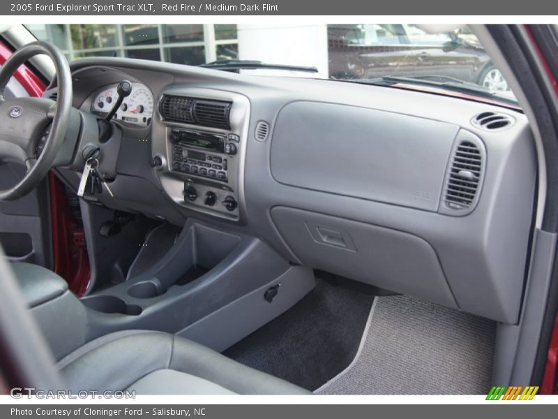 Red Fire / Medium Dark Flint 2005 Ford Explorer Sport Trac XLT