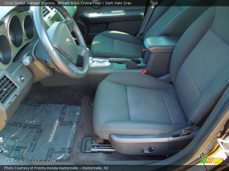 Brilliant Black Crystal Pearl / Dark Slate Gray 2010 Dodge Avenger Express