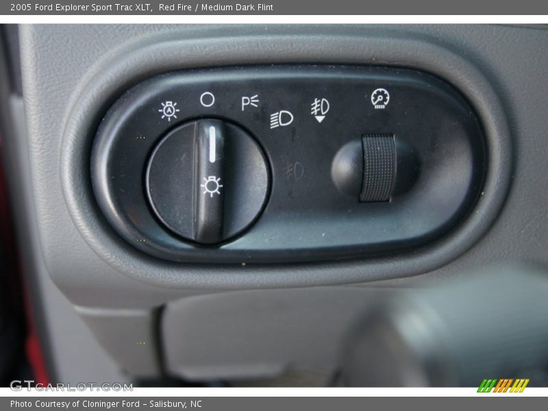 Red Fire / Medium Dark Flint 2005 Ford Explorer Sport Trac XLT