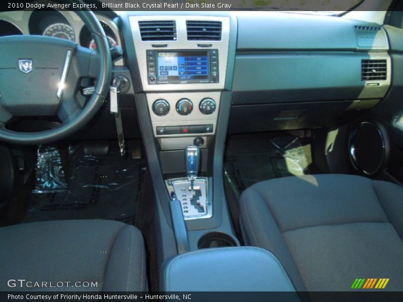 Brilliant Black Crystal Pearl / Dark Slate Gray 2010 Dodge Avenger Express