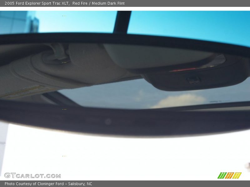 Red Fire / Medium Dark Flint 2005 Ford Explorer Sport Trac XLT