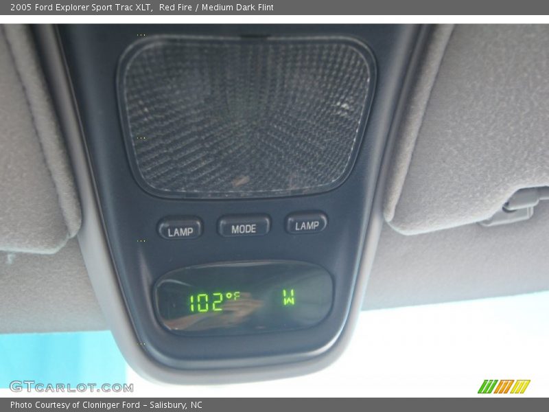 Red Fire / Medium Dark Flint 2005 Ford Explorer Sport Trac XLT