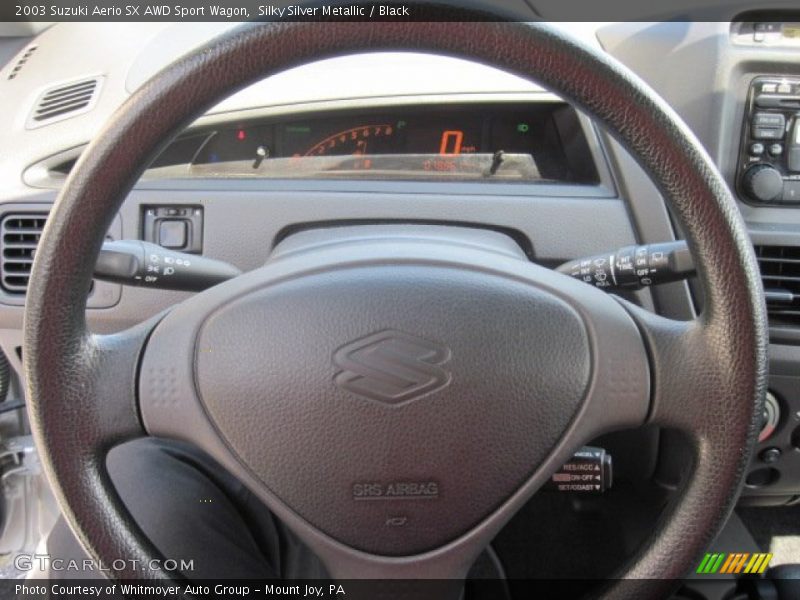 Silky Silver Metallic / Black 2003 Suzuki Aerio SX AWD Sport Wagon