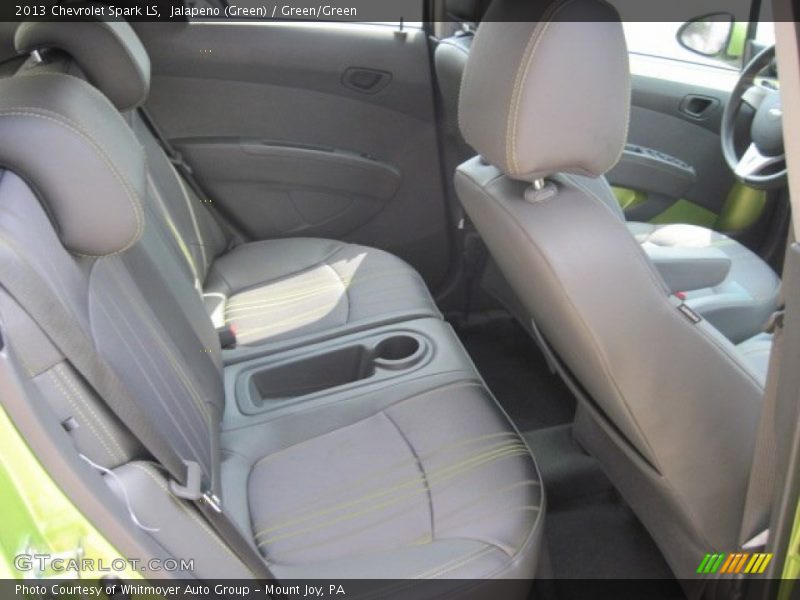 Rear Seat of 2013 Spark LS