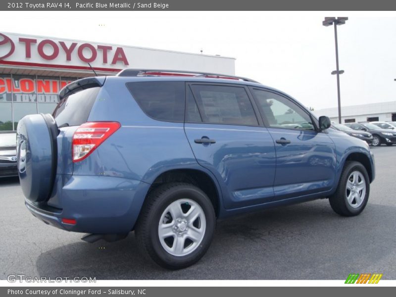 Pacific Blue Metallic / Sand Beige 2012 Toyota RAV4 I4