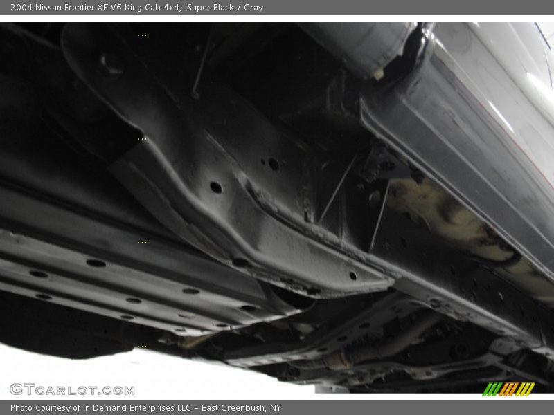 Super Black / Gray 2004 Nissan Frontier XE V6 King Cab 4x4