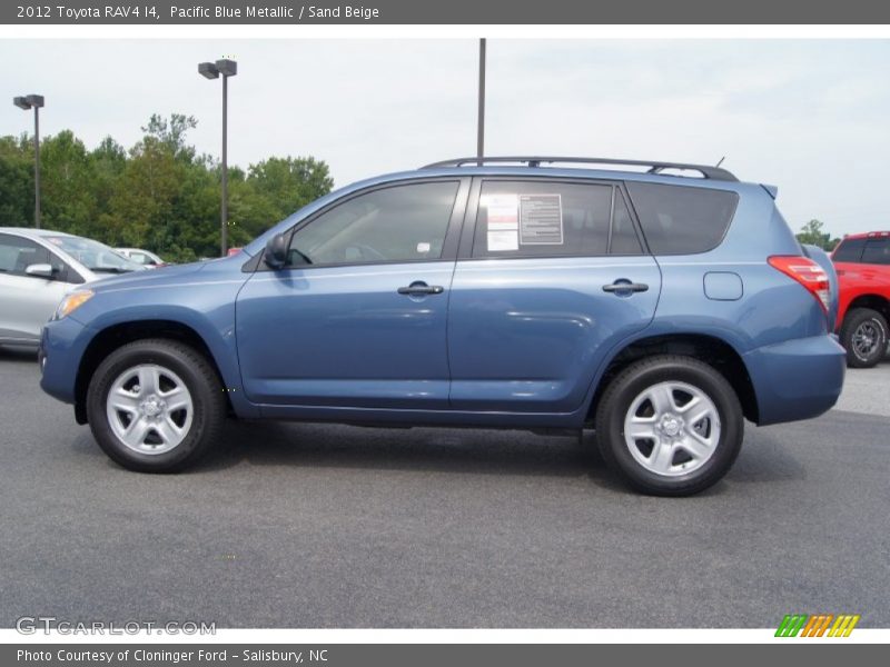 Pacific Blue Metallic / Sand Beige 2012 Toyota RAV4 I4