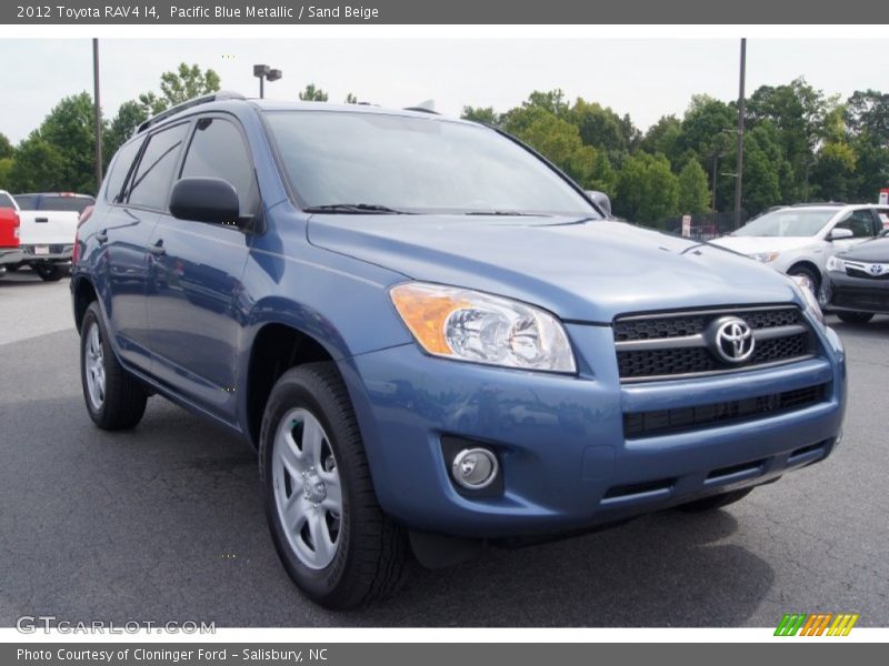 Pacific Blue Metallic / Sand Beige 2012 Toyota RAV4 I4