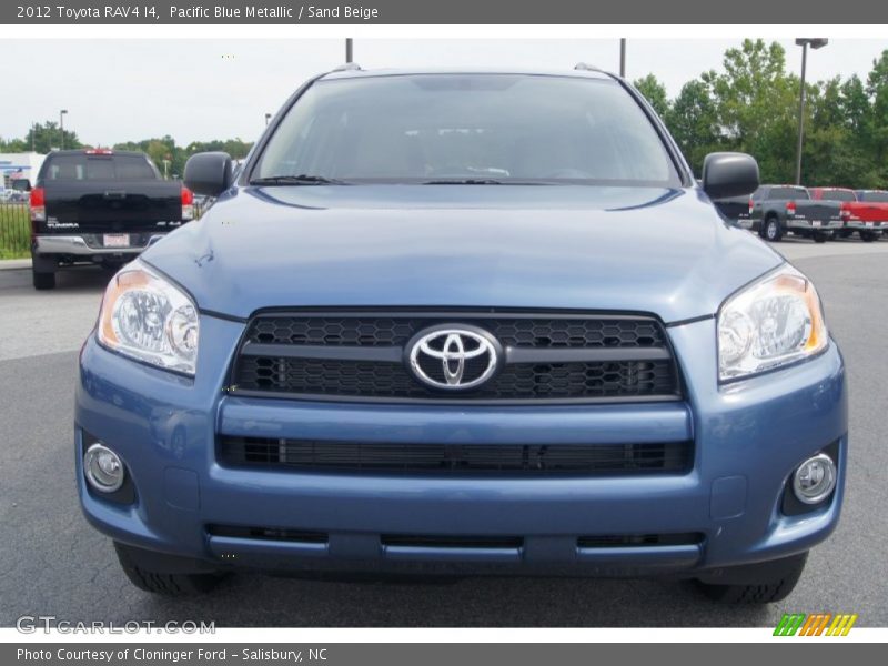 Pacific Blue Metallic / Sand Beige 2012 Toyota RAV4 I4