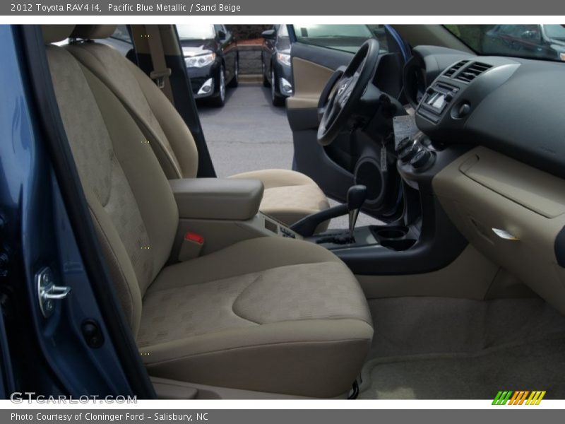 Pacific Blue Metallic / Sand Beige 2012 Toyota RAV4 I4