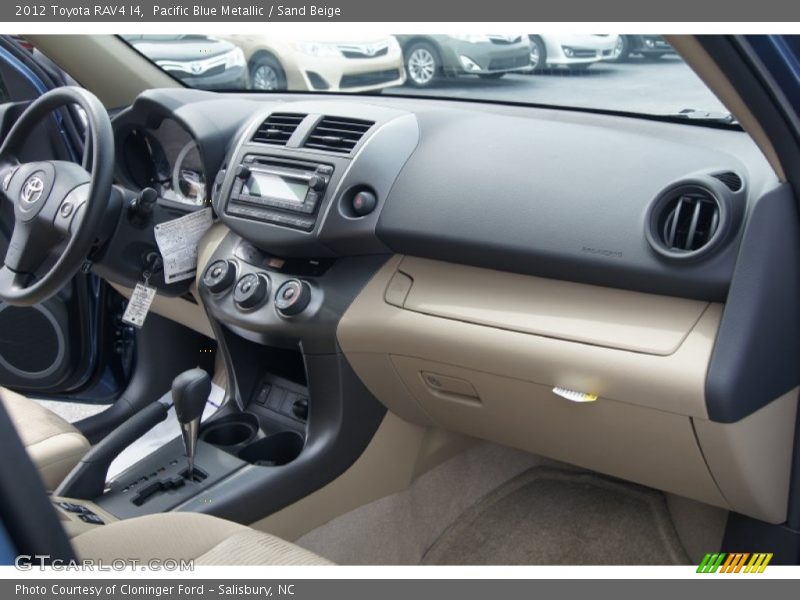 Pacific Blue Metallic / Sand Beige 2012 Toyota RAV4 I4