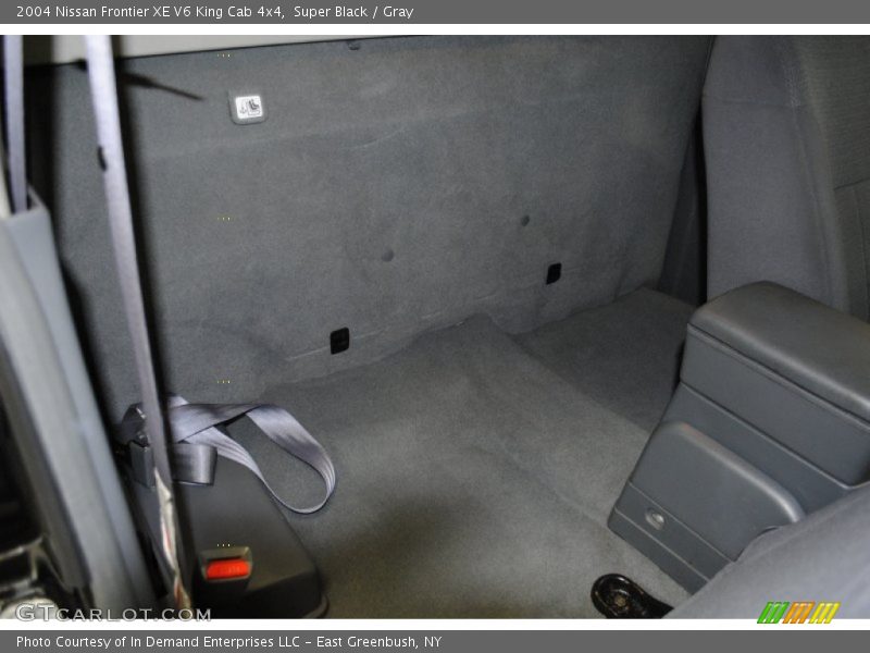 Super Black / Gray 2004 Nissan Frontier XE V6 King Cab 4x4