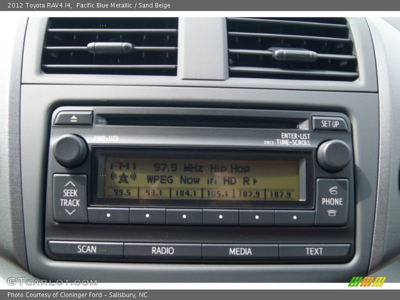 Pacific Blue Metallic / Sand Beige 2012 Toyota RAV4 I4