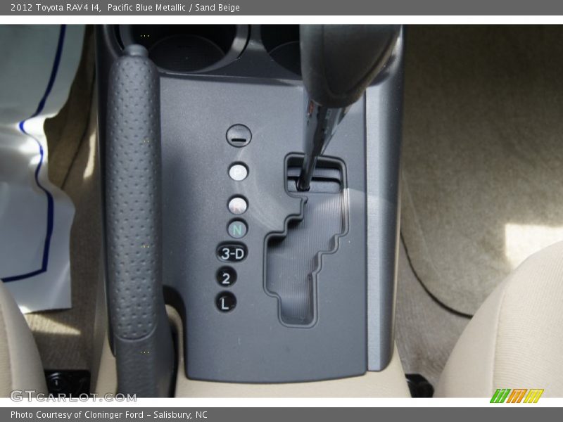 Pacific Blue Metallic / Sand Beige 2012 Toyota RAV4 I4