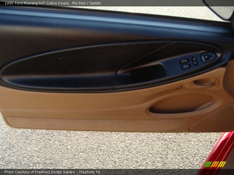 Rio Red / Saddle 1995 Ford Mustang SVT Cobra Coupe