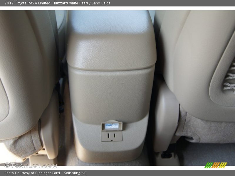 Blizzard White Pearl / Sand Beige 2012 Toyota RAV4 Limited