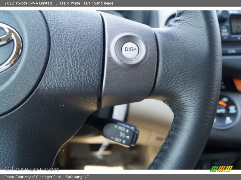 Blizzard White Pearl / Sand Beige 2012 Toyota RAV4 Limited