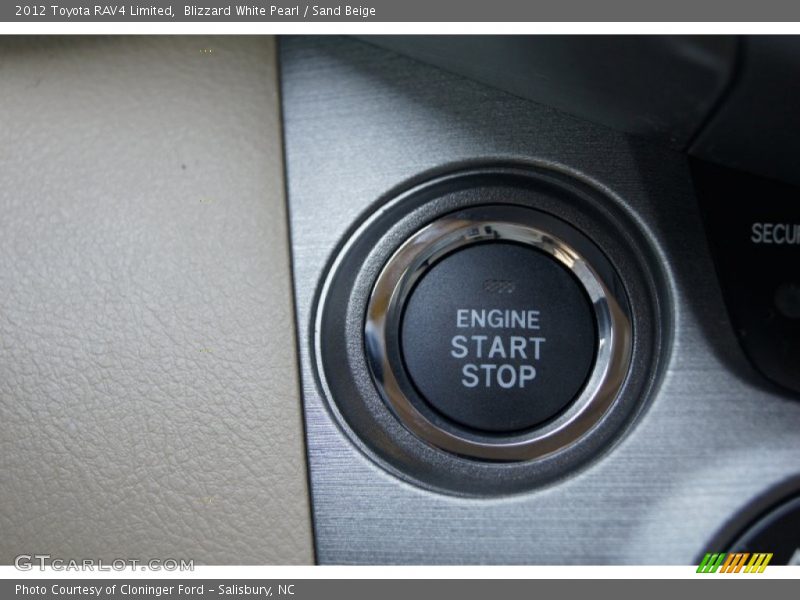 Blizzard White Pearl / Sand Beige 2012 Toyota RAV4 Limited