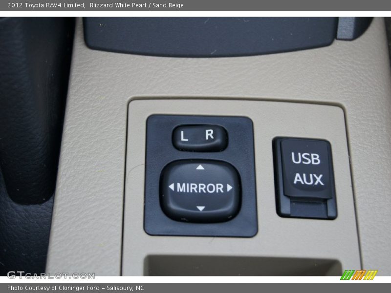 Blizzard White Pearl / Sand Beige 2012 Toyota RAV4 Limited