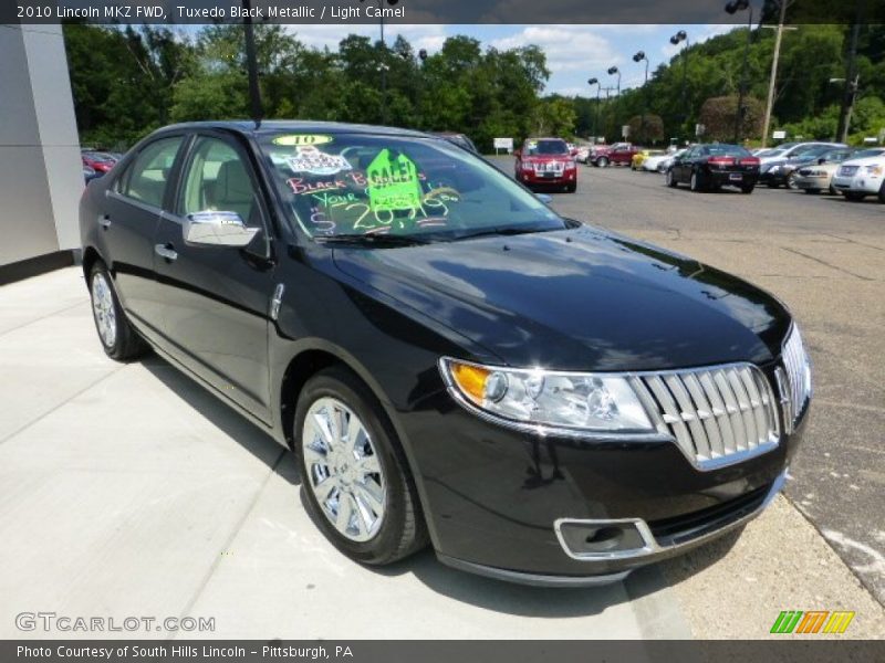 Tuxedo Black Metallic / Light Camel 2010 Lincoln MKZ FWD