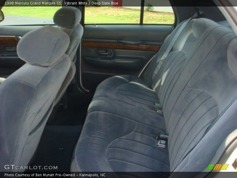Vibrant White / Deep Slate Blue 1998 Mercury Grand Marquis GS