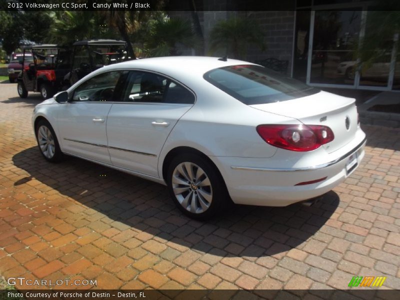 Candy White / Black 2012 Volkswagen CC Sport