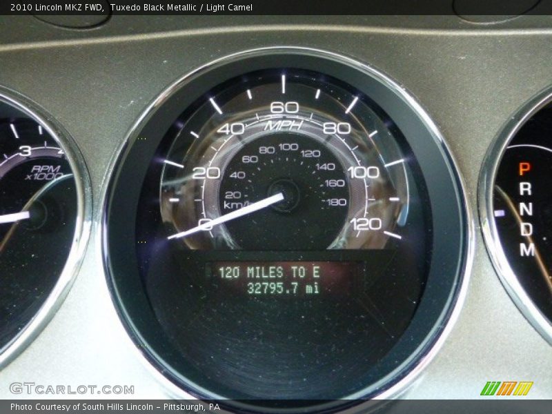 Tuxedo Black Metallic / Light Camel 2010 Lincoln MKZ FWD
