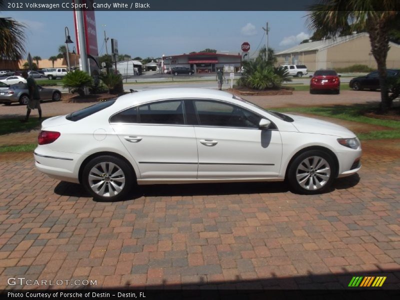 Candy White / Black 2012 Volkswagen CC Sport
