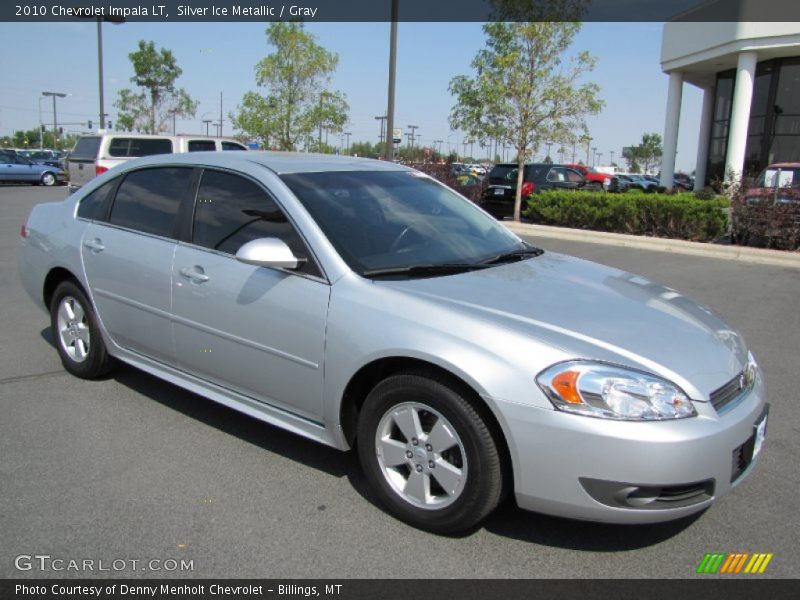 Silver Ice Metallic / Gray 2010 Chevrolet Impala LT