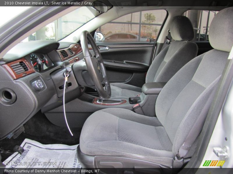 Silver Ice Metallic / Gray 2010 Chevrolet Impala LT
