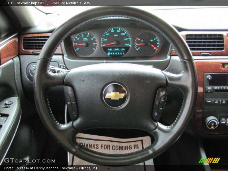 Silver Ice Metallic / Gray 2010 Chevrolet Impala LT