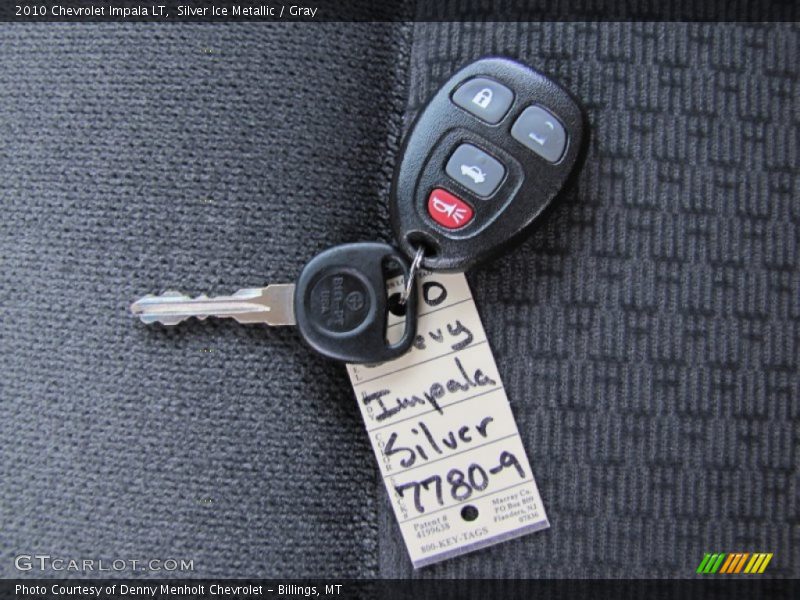 Silver Ice Metallic / Gray 2010 Chevrolet Impala LT