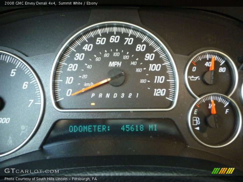 Summit White / Ebony 2008 GMC Envoy Denali 4x4