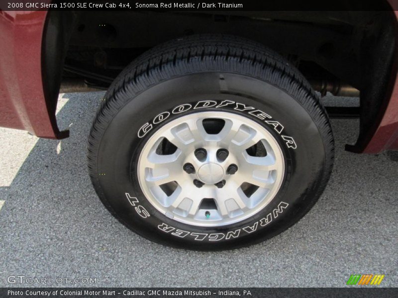 Sonoma Red Metallic / Dark Titanium 2008 GMC Sierra 1500 SLE Crew Cab 4x4