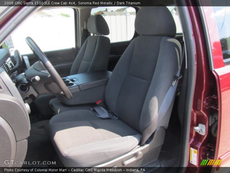 Sonoma Red Metallic / Dark Titanium 2008 GMC Sierra 1500 SLE Crew Cab 4x4