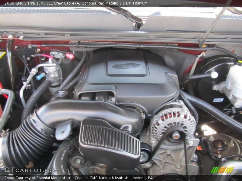 Sonoma Red Metallic / Dark Titanium 2008 GMC Sierra 1500 SLE Crew Cab 4x4