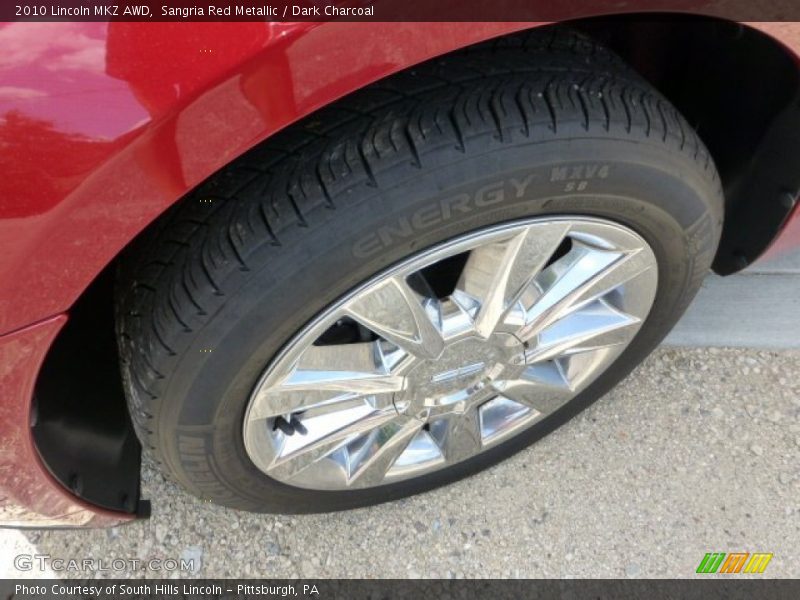 Sangria Red Metallic / Dark Charcoal 2010 Lincoln MKZ AWD