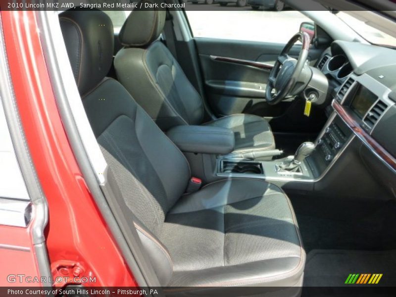 Sangria Red Metallic / Dark Charcoal 2010 Lincoln MKZ AWD